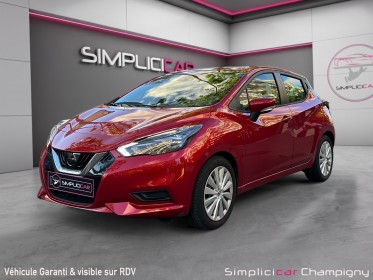 Nissan micra 2021.5 92 acenta - carplay - clim - line assist - feux auto - régulateur et limiteur - usb - aux occasion...