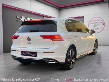 Volkswagen golf 8 245 dsg6 gte/led d'ambiance/carplay/radar av ar/siegevolant chauffant/vehicule en parc occasion simplicicar...