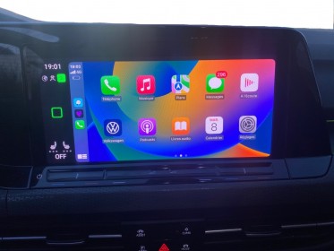 Volkswagen golf 8 245 dsg6 gte/led d'ambiance/carplay/radar av ar/siegevolant chauffant/vehicule en parc occasion simplicicar...