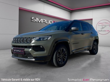 Jeep compass 80th anniversary - vert jeep willys - hybride rechargeable - caméra 360 - garantie 12 mois occasion simplicicar...