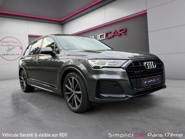 Audi q7 q7 45 tdi 231 tiptronic 8 quattro 7pl s line /toit ouvrant/ cuir complet/ siége electrique/ attelage/ carplay......