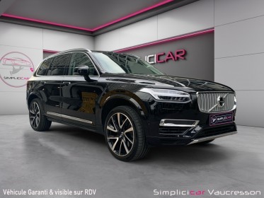 Volvo xc90 t8 twin engine 30387 ch geartronic 8 7pl inscription luxe occasion simplicicar vaucresson simplicicar simplicibike...