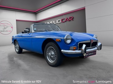 Mg b cabriolet 1.8 90 4 cylindres 5 paliers occasion simplicicar limoges  simplicicar simplicibike france