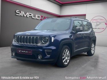 Jeep renegade 1.3 gse t4 150 ch bvr6 limited sort de concession garantie 12 mois. occasion montreuil (porte de vincennes)(75)...