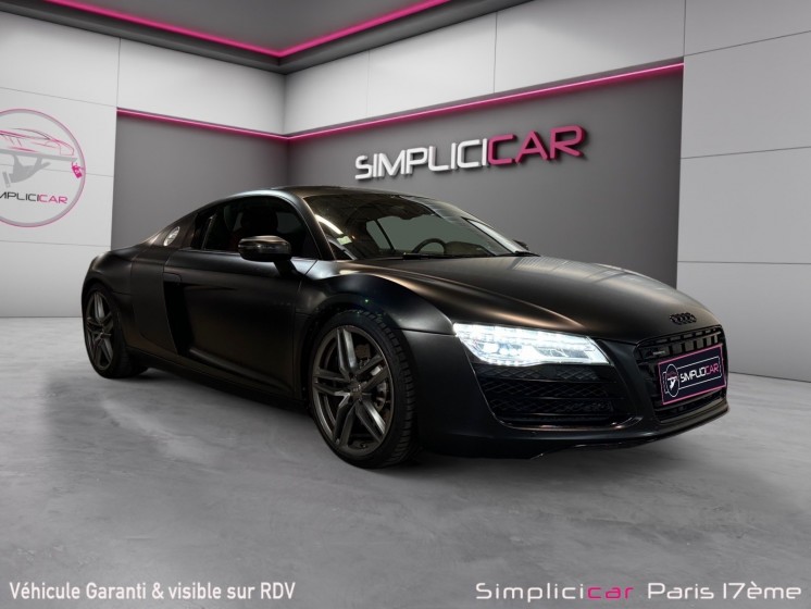 Audi r8 4.2 fsi v8 quattro 420ch garantie 12 mois occasion paris 17ème (75)(porte maillot) simplicicar simplicibike france