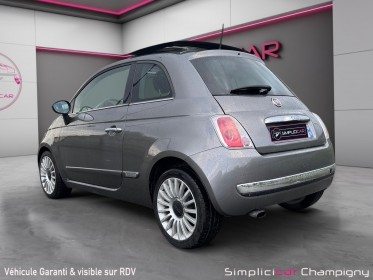 Fiat 500 85 ch - boite auto - toit ouvrant - climatisation auto occasion champigny-sur-marne (94) simplicicar simplicibike...