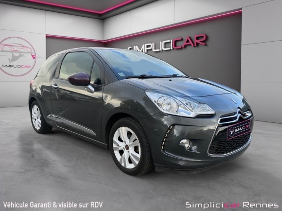 Citroen ds3 1.6 hdi 90 airdream so chic occasion simplicicar rennes simplicicar simplicibike france