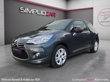 Citroen ds3 1.6 hdi 90 airdream so chic occasion simplicicar rennes simplicicar simplicibike france