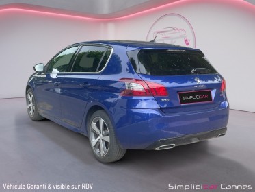 Peugeot 308 puretech 130ch ss bvm6 gt line  distri neuve occasion cannes (06) simplicicar simplicibike france