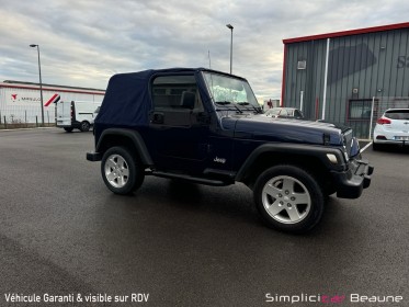 Jeep jeep wrangler 2.5i sport occasion simplicicar beaune simplicicar simplicibike france