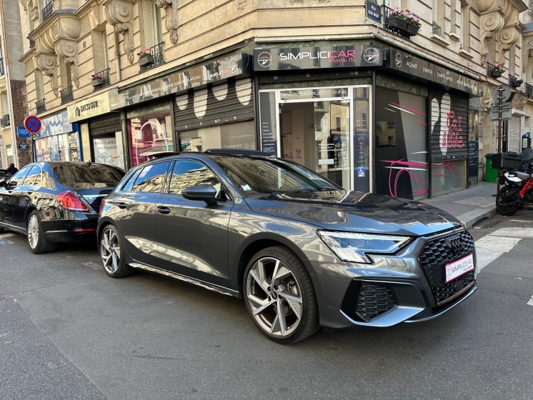 Audi a3 sportback 35 tfsi 150 s tronic 7 s line garantie 2028 occasion paris 15ème (75) simplicicar simplicibike france