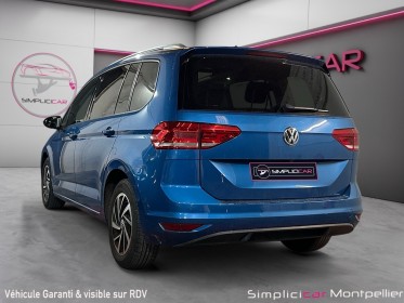 Volkswagen touran 1.6 tdi 115 dsg7 5pl toit ouvrant camera coffre électrique sieges chauffants suivi vw occasion montpellier...