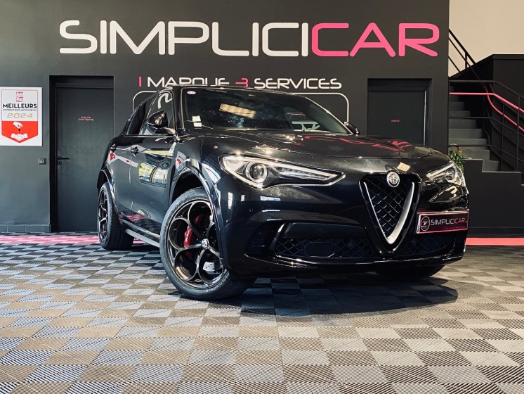 Alfa romeo stelvio 2.9 v6 510ch at8 quadrifoglio - garantie 12 mois - occasion  simplicicar aix les bains simplicicar...