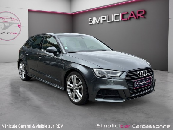 Audi a3 sportback 35 tfsi 150 s tronic 7 s line occasion simplicicar carcassonne simplicicar simplicibike france