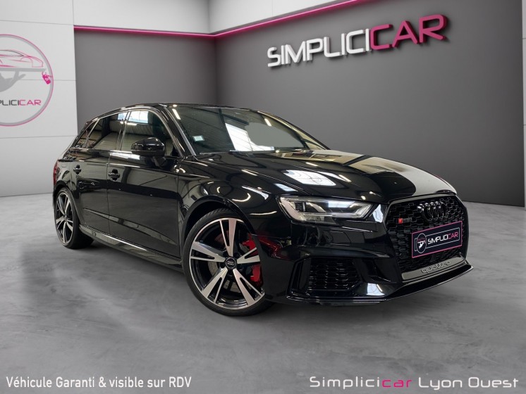 Audi rs3 sportback 2.5 tfsi 400 s tronic 7 quattro - garantie 12 mois occasion simplicicar lyon ouest simplicicar...