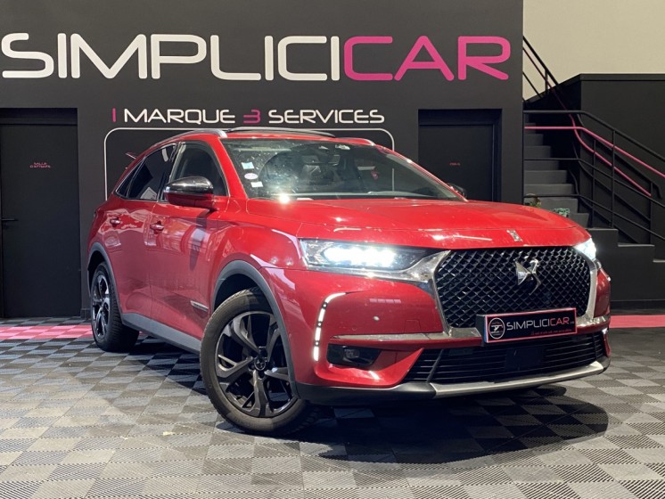 Ds ds7 crossback puretech 225 eat8 grand chic opera - vision nuit -  carplay - toit ouvrant pano - entretien ds - garantie...