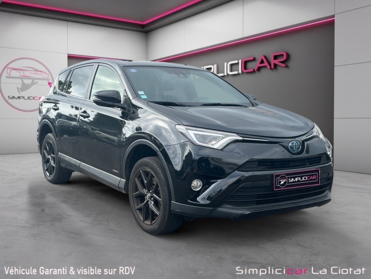 Toyota rav4 hybride 2018 197ch awd black edition garantie 2025 entretien complet toit ouvrant occasion simplicicar la ciotat...