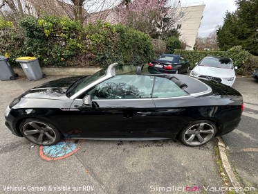 Audi a5 cabriolet 2.0 tfsi 252 quattro s tronic 7 s line. occasion simplicicar vaucresson simplicicar simplicibike france