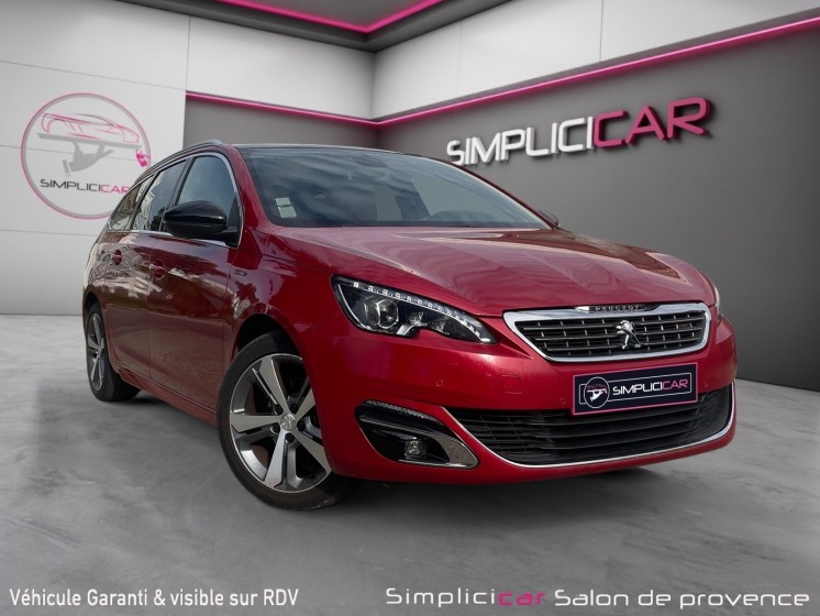 Peugeot 308 1.6 bluehdi 120ch boite auto eat6 / gt line / toit panoramique / camera de recul occasion simplicicar salon de...