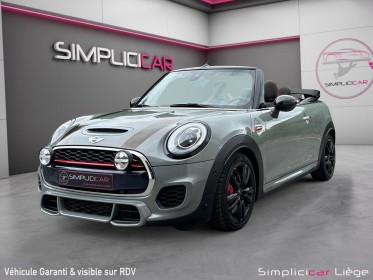 Mini cooper s cabriolet john cooper works occasion parc simplicicar liege simplicicar simplicibike france