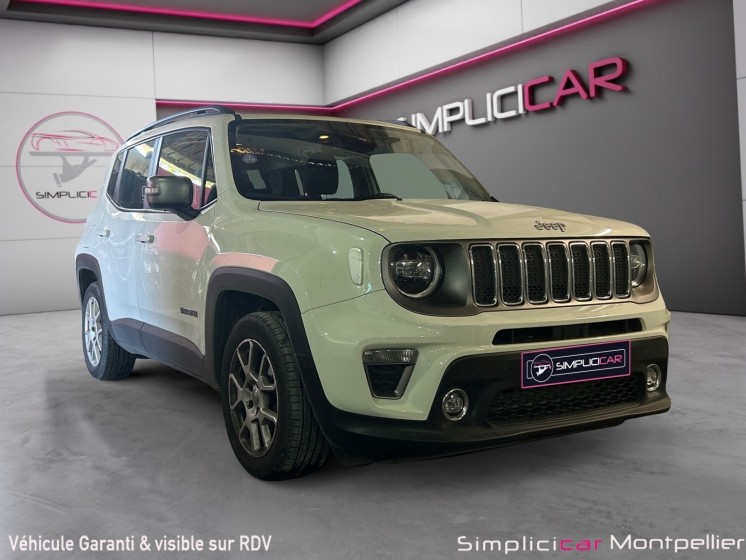 Jeep renegade limited 1.0l gse t3 120ch bvm6 - camera de recul / attelage occasion montpellier (34) simplicicar simplicibike...