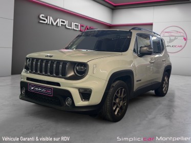 Jeep renegade limited 1.0l gse t3 120ch bvm6 - camera de recul / attelage occasion montpellier (34) simplicicar simplicibike...