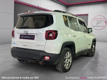 Jeep renegade limited 1.0l gse t3 120ch bvm6 - camera de recul / attelage occasion montpellier (34) simplicicar simplicibike...