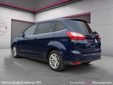 Ford grand c-max 1.6 tdci 115 fap titanium x - 7 places - gps - garantie 12 mois europe occasion simplicicar perpignan ...