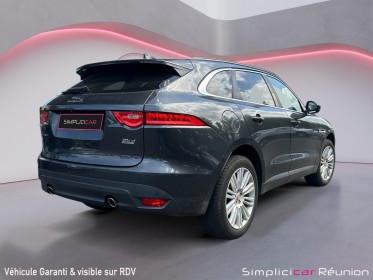 Jaguar f-pace 2.0 d - 240ch  awd bva8 portfolio occasion réunion ville st pierre simplicicar simplicibike france