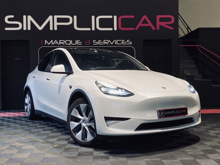 Tesla model y long-range dual motor awd occasion  simplicicar aix les bains simplicicar simplicibike france