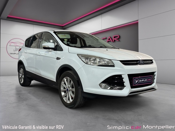 Ford kuga 2.0 tdci 120 ss clim bizone titanium gps radar arriere occasion montpellier (34) simplicicar simplicibike france