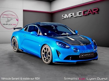 Alpine a110 r 1.8 300 ch/focal premium/française/bleu racing mat/jantes carbones/tva occasion simplicicar lyon ouest...