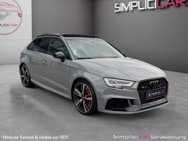 Audi rs3 sportback 2.5 tfsi 400 s tronic 7 quattro malus paye - matrix led - magnetic ride - acc - toit ouvrant - camera -......