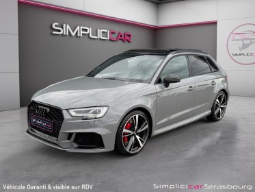 Audi rs3 sportback 2.5 tfsi 400 s tronic 7 quattro malus paye - matrix led - magnetic ride - acc - toit ouvrant - camera -......