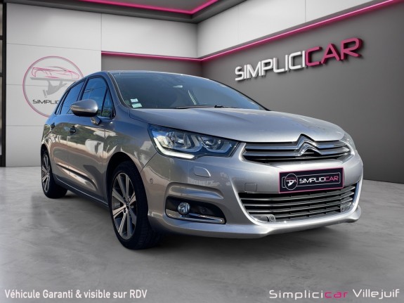 Citroen c4 2016 bluehdi 120 ss bvm6 shine, siège chauffants, garantie 12 mois occasion simplicicar villejuif  simplicicar...