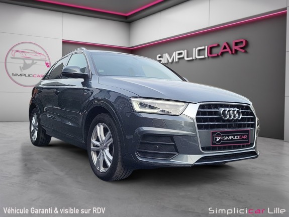 Audi q3 2.0 tdi ultra 150 ch s line // suivi audi// garantie 12 mois// occasion simplicicar lille  simplicicar simplicibike...