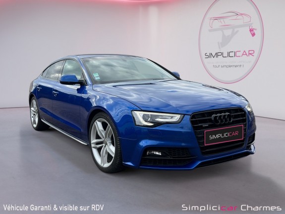 Audi a5 sportback 2.0 tdi 190 clean diesel s line quattro s tronic 7 garantie 12 mois occasion simplicicar charmes...