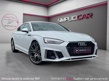 Audi a5 sportback 40 tdi 204 s tronic 7 s line / camera / carplay / radar av-ar occasion simplicicar salon de provence...