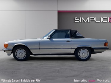 Mercedes  500 sl r107 roadster v8 5.0 i 245 cv occasion simplicicar pertuis  simplicicar simplicibike france