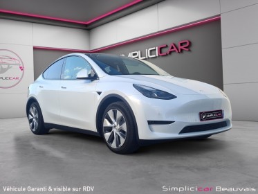 Tesla model y dual motor awd grande autonomie  attelage occasion parc voitures beauvais simplicicar simplicibike france