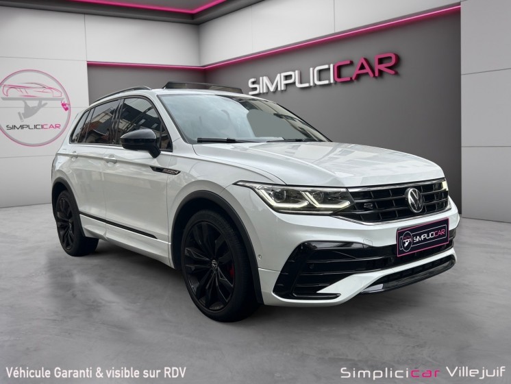 Volkswagen tiguan 1.5 tsi 150ch dsg7 r-line exclusive, carplay, camera de recul occasion simplicicar villejuif  simplicicar...