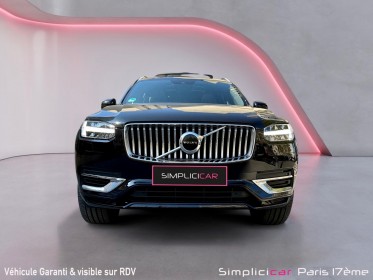 Volvo xc90 recharge t8 awd 30387 ch geartronic 8 7pl inscription luxe garantie 12 mois/interieur beige occasion paris 17ème...