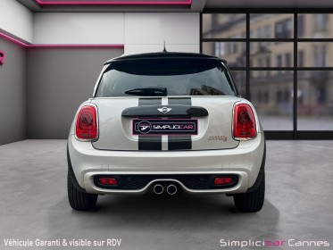 Mini cooper s 192ch john cooper works - white silver - toit ouvrant occasion cannes (06) simplicicar simplicibike france