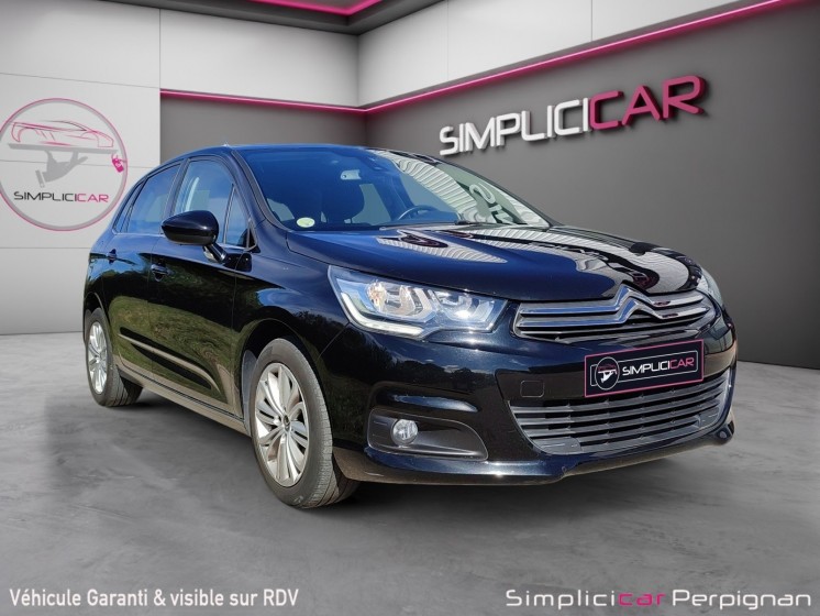 Citroen c4 1,6l bluehdi 120 ss millenium - gps - climatisation bi-zone - garantie 12 mois europe occasion simplicicar...