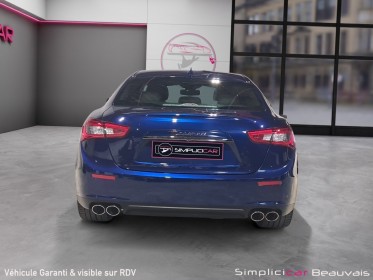 Maserati ghibli 3.0 v6 275 d a - cuir étendu - toit ouvrant - sport and sound - entretien complet occasion parc voitures...