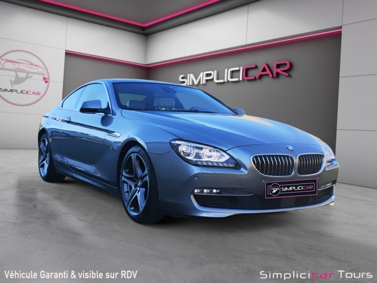 Bmw serie 6 coupe f13 640d 313ch exclusive a occasion simplicicar tours  simplicicar simplicibike france