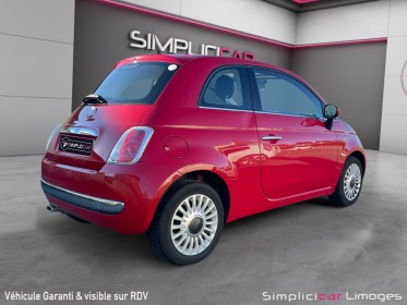 Fiat 500 1.2 8v 69 ch lounge occasion simplicicar limoges  simplicicar simplicibike france