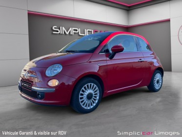 Fiat 500 1.2 8v 69 ch lounge occasion simplicicar limoges  simplicicar simplicibike france