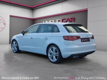 Audi a3 sportback 2.0 tdi 150 s line s tronic 6 occasion simplicicar velay simplicicar simplicibike france