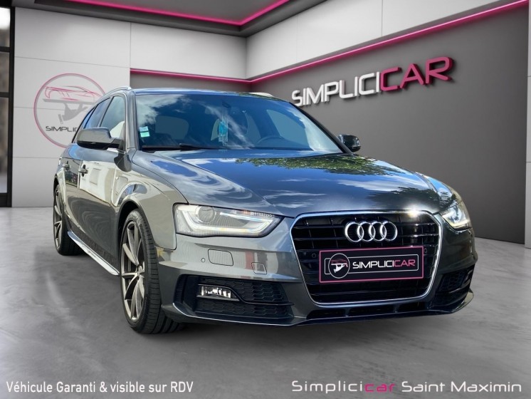 Audi a4 avant 2.0 tdi 150 s line occasion simplicicar st-maximin simplicicar simplicibike france